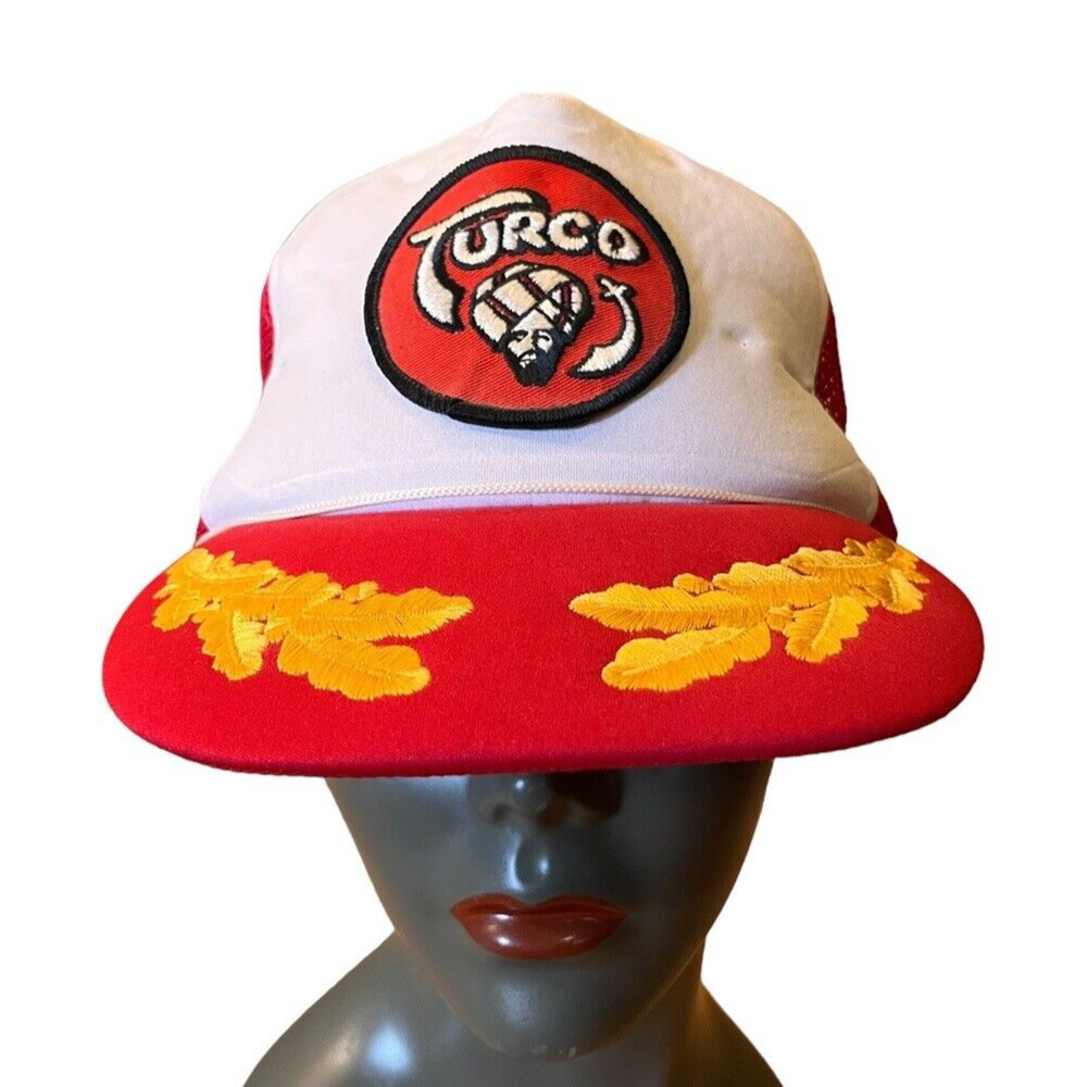 Vintage Turco Retro Trucker Snapback Mesh Foam Hat Civic Caps